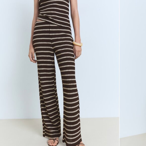 New w/Tags Mango Crochet Pants - Picture 3 of 3